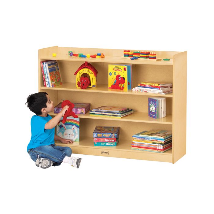 Bookcase | Adjustable Mobile Straight Shelf with Lip