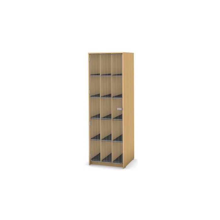15 Compartment and Full Length Wire Door