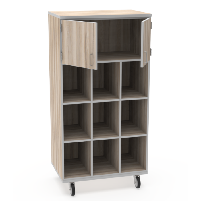 Locker | 9 Cubbies | Mobile