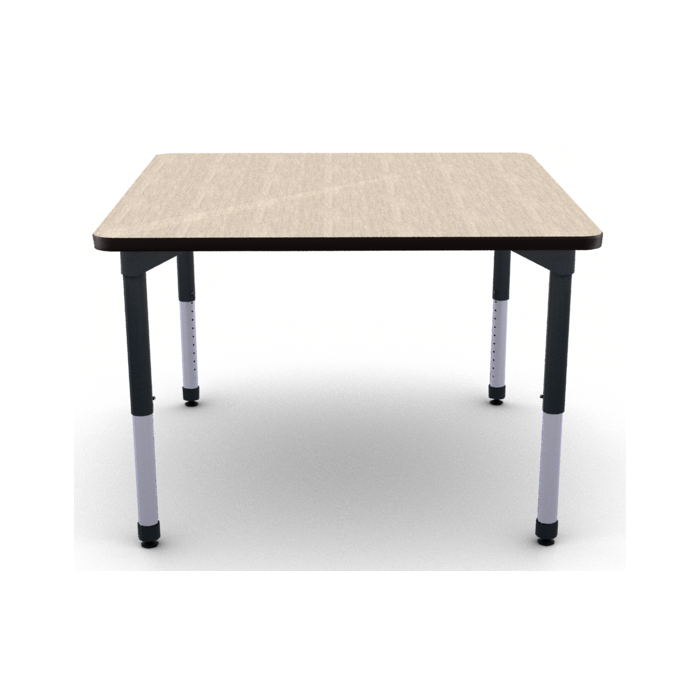 Kingswood Walnut Top with Black Edge and Black Leg