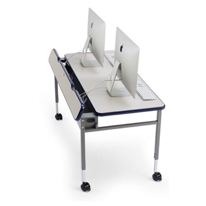 Computer Table | 60" Length | Two Student Planner Access Station