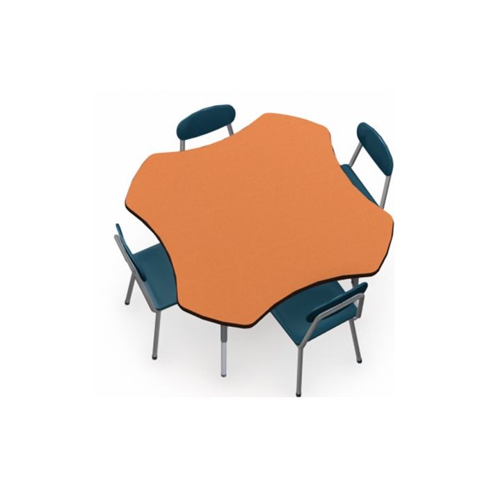 Shown in Marmalade Top, Black Edge, Black Legs, Chair X105