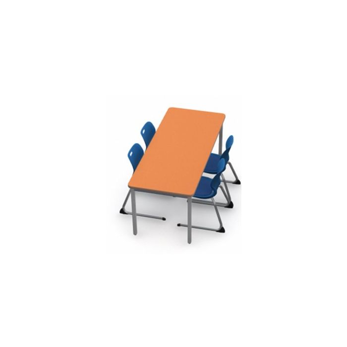 Shown in Marmalade Top, Titanium Edge, Titanium Legs, Chairs (ASCL18-1) Royal Blue