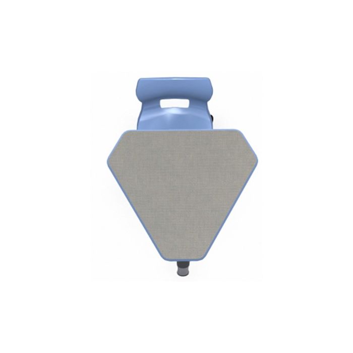 Shown in Pewter Mesh Top, Blueberry Edge, Titanium Legs, Chair (00961) Blueberry