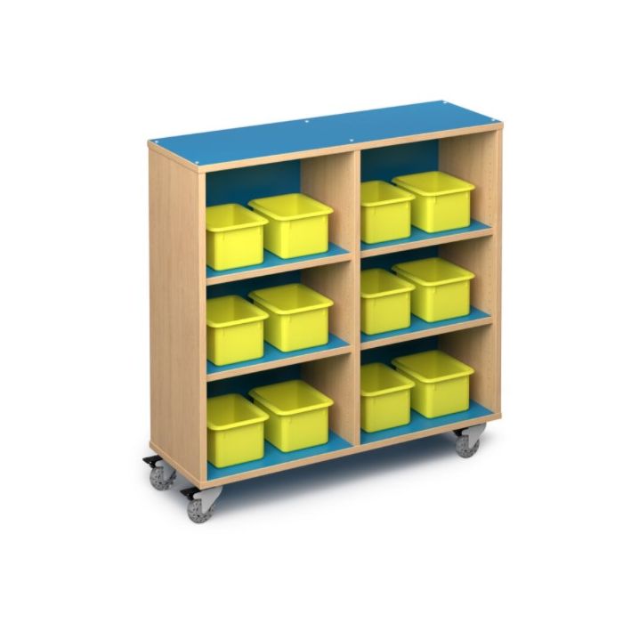 Shown in Ocean Laminate, Castle Oak Edge (bins are not included)