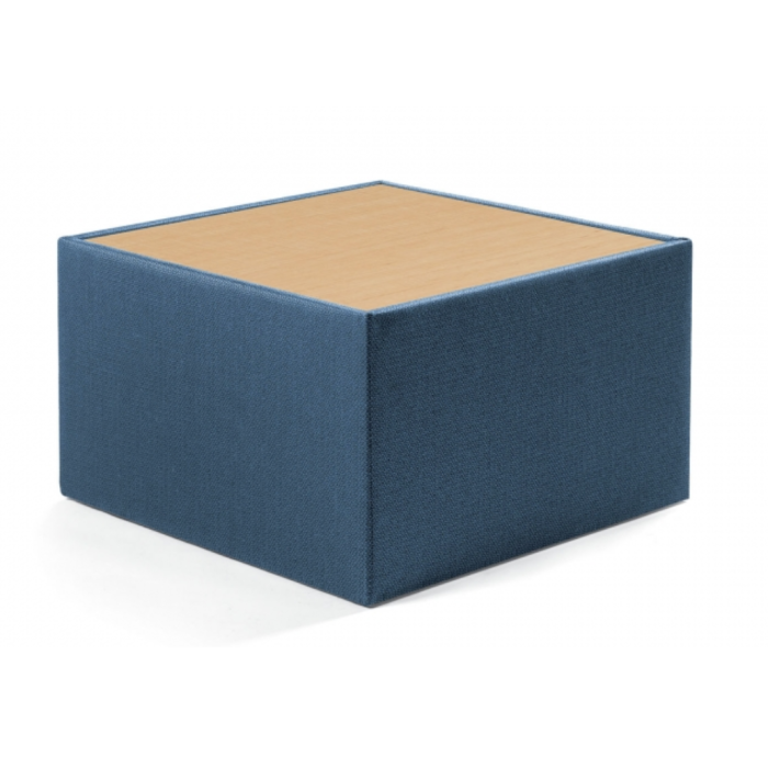 Lounge Table | Braden Corner | Laminate Top and Upholstered Sides