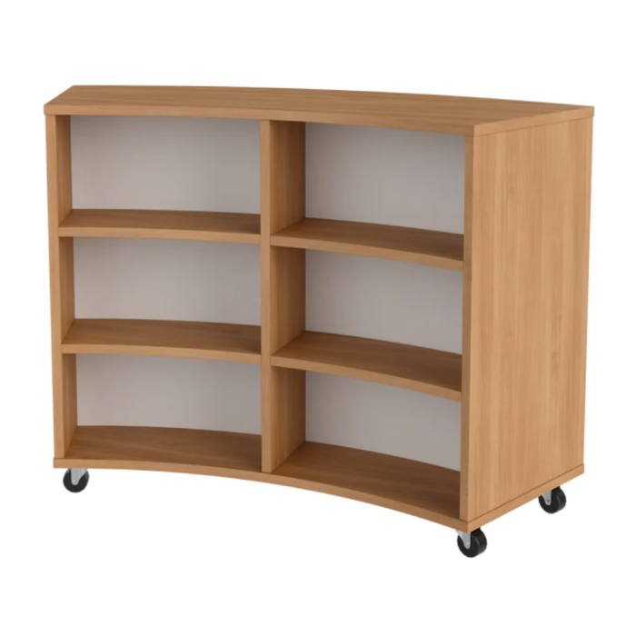 Shelving | Storage Bookcase Double Sided | 35"D x 40"W