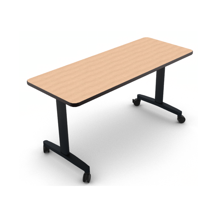 Shown in New Age Oak with Black edge and Black leg