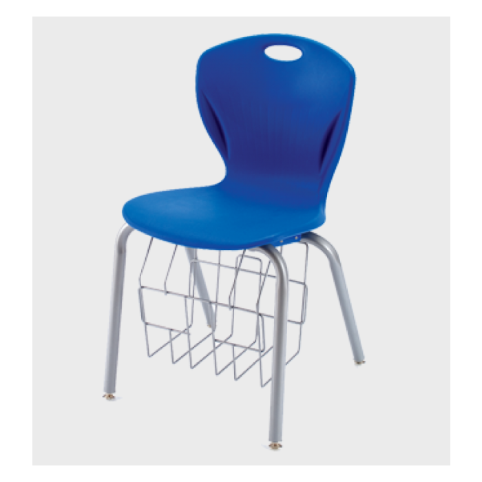 Royal blue poly color with titanium frame