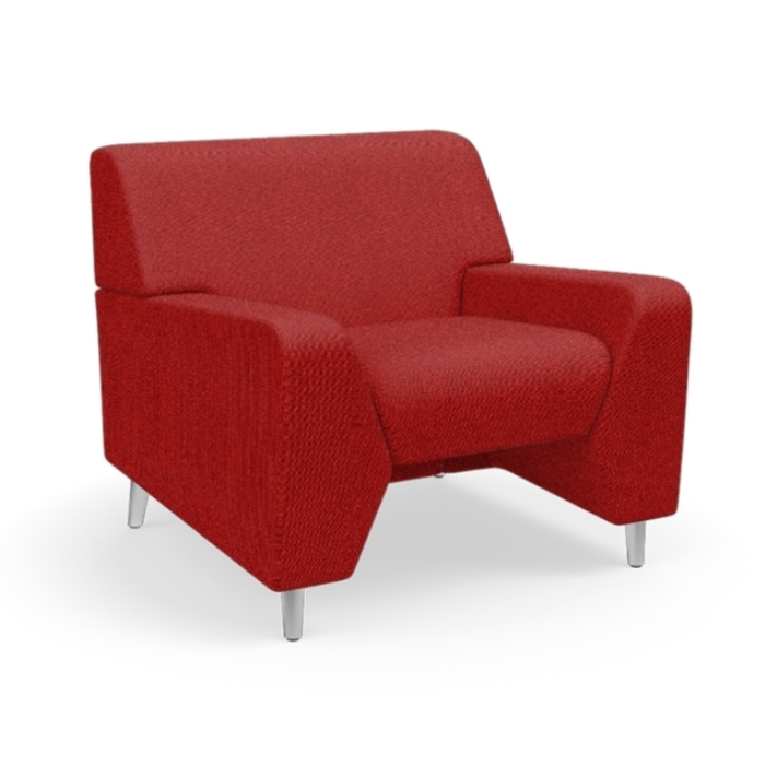 Lounge Chair | MyWay with Low Arms | 4-Leg Base