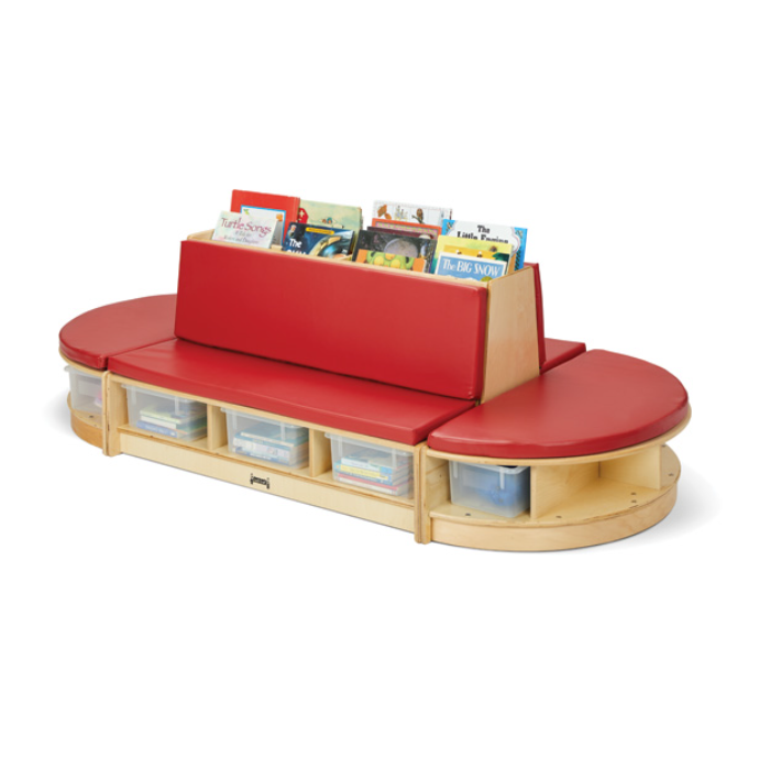 Bench | Read-a-Round 3 Piece Set in Red