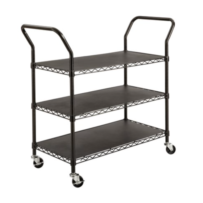 Wire Utility Cart-3 Shelves