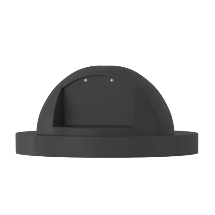 Outdoor | Bench  Plastic Dome Top for Trash Receptacles | 32 Gallon