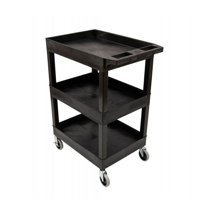 Plastic Utility Cart | Three Shelf