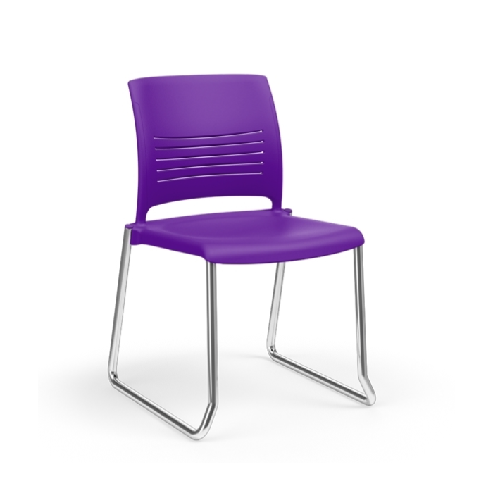Stack Chair | Strive High Density | Sled Base