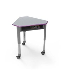Grey Nebula Top with Black Edge and Platinum Frame