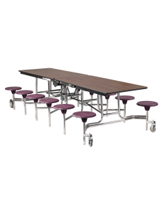 Shown in Grey Nebula Top with Blue Stools