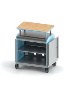 Shown in Cerulean