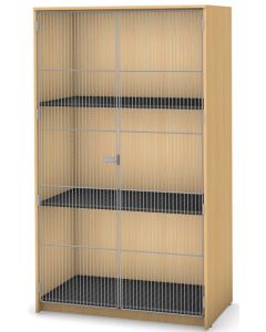 3 Shelves and  Full Wire Door