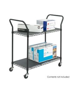 Wire Utility Cart-2 Shelves