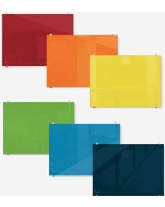 Whiteboard Dry Erase | Visionary Hierarchy Magnetic Glass 3'H x 4'W