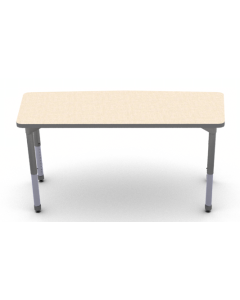 Shown in Flax Linen laminate with Titanium edge and Titanium leg