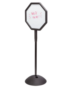 Shown in Black with White Write Board