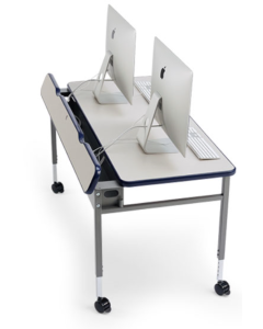 Computer Table | 60" Length | Two Student Planner Access Station