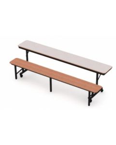 Top in Grey Nebula and Bench in Wild Cherry