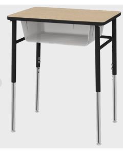 Shown in Bannister Oak and Black Edge and Legs