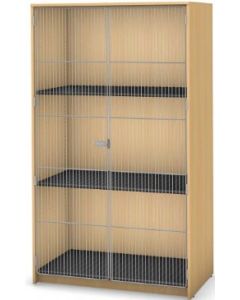 3 Shelves, Full Wire Door