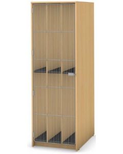 6 Shelves, Full Wire Door