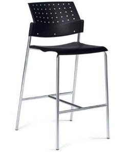 Shown in Black with Chrome Frame