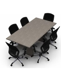 Shown in  Absolute Acajou with OTG11686 Chairs