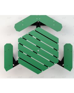 Shown in Green 
