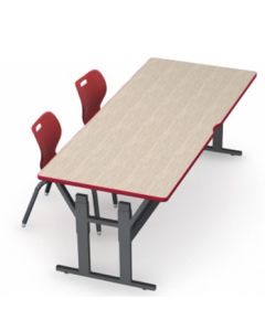Shown  in Kingswood Top, Red Edge, Back Legs, Chairs (AS4L14) Red