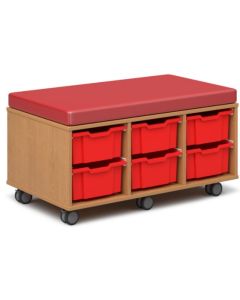 Shown with Castle Oak Laminate, Hollyberry Vinyl, Fire Tubs