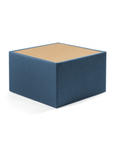 Lounge Table | Braden Corner | Laminate Top and Upholstered Sides