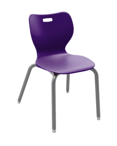 Purple Iris with Titanium Frame