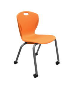 Sunset Orange with Titanium Legs