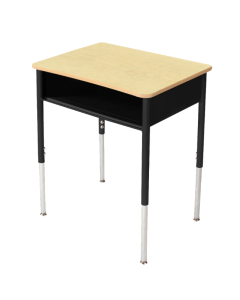 Beige top color with black legs