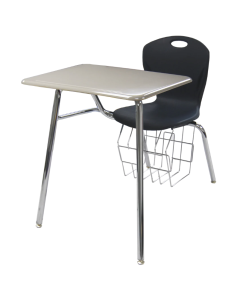 Shown Pressed Linen Top, Azure Seat, Titanium Legs