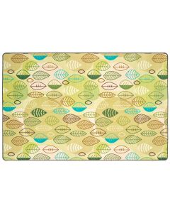 Carpet | Peaceful Spaces Leaf Rug | 6' x 9'