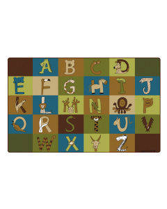Rug | 7' 6" X 12'  A to Z Animals Nature 