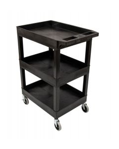 Plastic Utility Cart | Three Shelf