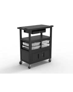 Deluxe Teacher Cart | Locking Cabinet | 32" x 18"