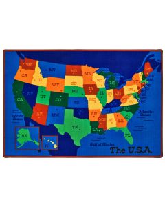 Carpet | USA Map | 6' x 9'