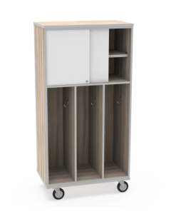 Locker | 2 Shelves and 3 Lockers | Mobile